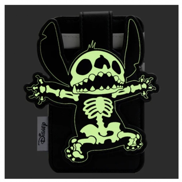 Loungefly Handbags - HP!! EXCLUSIVE Loungefly Glow In the Dark Stitch Cardholder